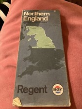 Regent Oil Company British Isles 3 Section Road Map, Sheet 1: Northern England.