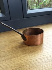 Vintage French Very Small Copper Saucepan