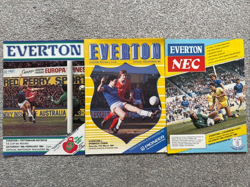 Everton programmes 1983 - 3, 1983,