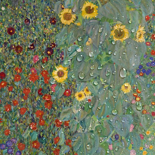 Floral photo mural printed - photo,