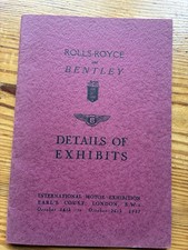Rolls Royce Wraith Cloud Bentley S1 Earls Court Motor Show Exhibits 1957