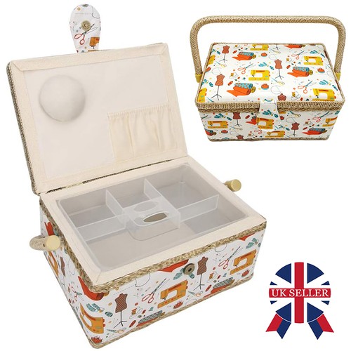 Fabric sewing box basket extra - sewing,