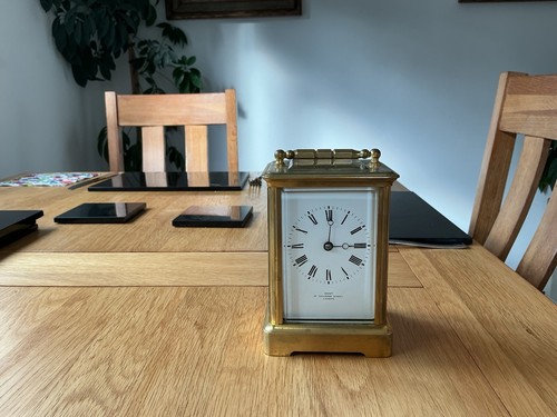 Lovely striking carriage clock - lovely,