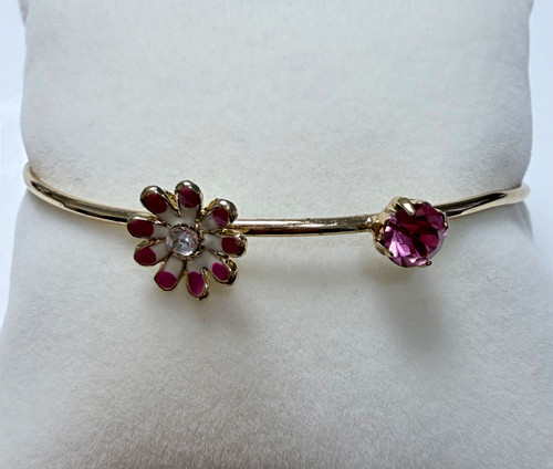 Gold plated metal pink - gold,