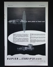 Original 1955 Advert Napier