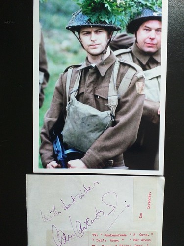 Ian lavender signed - ian, white