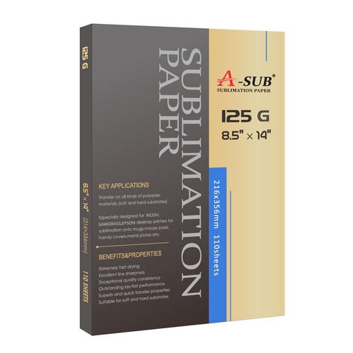 Sub sublimation paper 5x14 - paper, 8.5x14