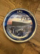 Bradford exchange collectible plate - Maiden Voyage of Titanic
