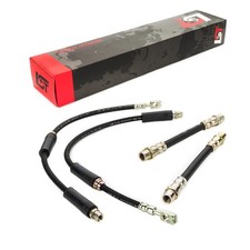 4x brake hose line set front