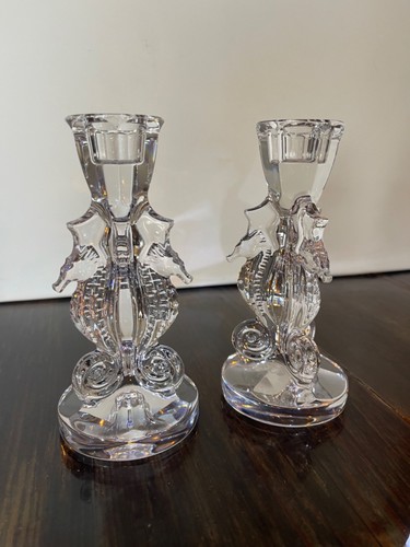 Waterford cyrstal seahorse - seahorse, 6"