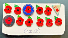 12 x  ENAMELLED REMEMBRANCE