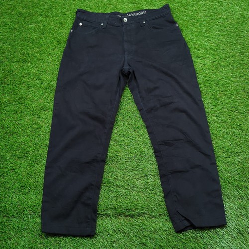 Wrangler men black straight - men's,