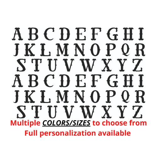 Letters vinyl decal - vinyl,