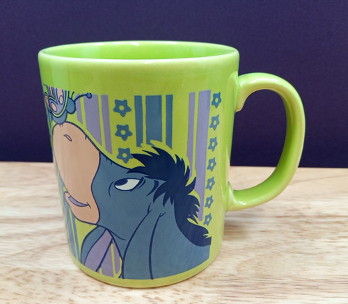 Eeyore mug green staffordshire - eeyore,