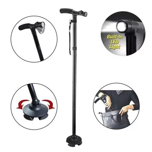 New folding walking cane with - new,