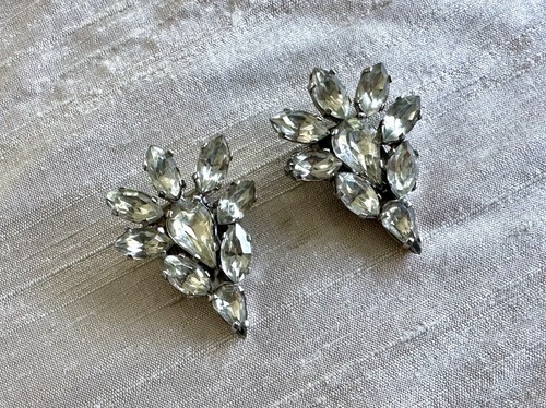 Antique shoe clips dress - clips, /