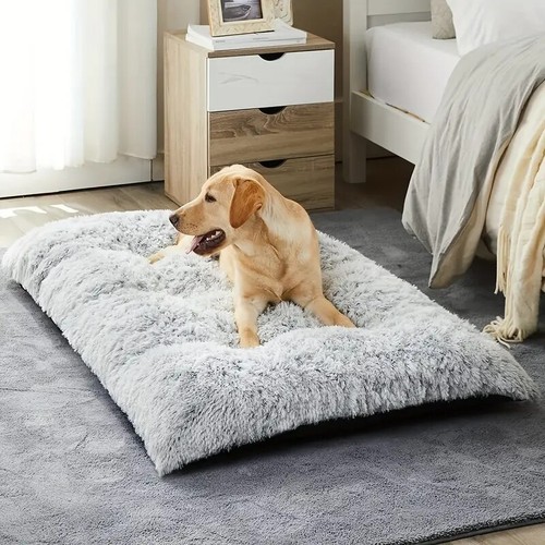 Warm plush dog bed mat - warm,