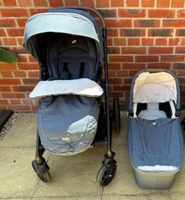 Joie Chrome Deluxe Travel System - Pushchair and Carrycot