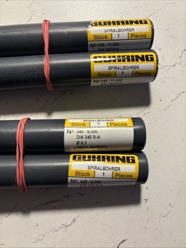 Guhring 9mm 11mm - , x2