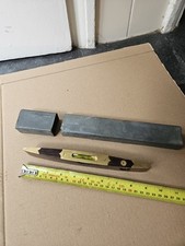 Vintage John Rabone 9" Torpedo Boat Level With Lead Case