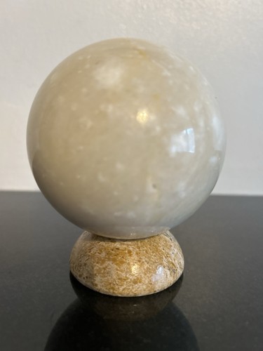 Large cream white onyx stone - large,