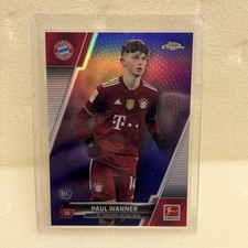 Paul Wanner RC Rookie Card - 2021 Topps Chrome Bundesliga - Purple 047/299
