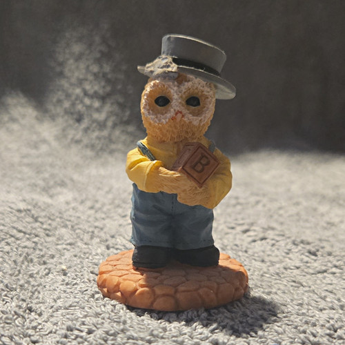Owl figurine ornament - owl,