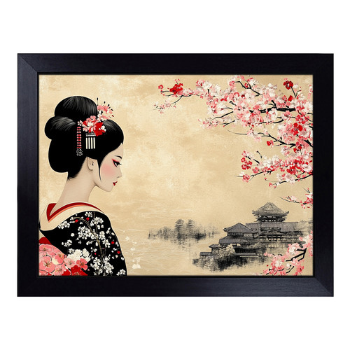 Geisha japanese cushioned lap - geisha,