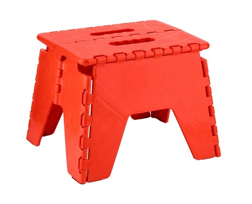 Folding plastic step - folding,