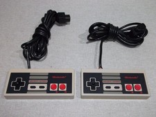 2x Official Nintendo Original NES Controller ( NES-004E / 004 ) Working - PAIR