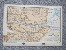 River Crouch at Maplin Sands - 1943 Vintage Admiralty Royal Navy Map