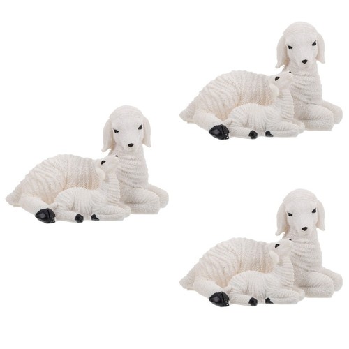 Durable white resin goat - durable,