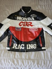 Honda Racing Leather Motorcycle Jacket