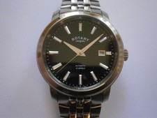 Modern gents wristwatch ROTARY automatic watch working spares or repair