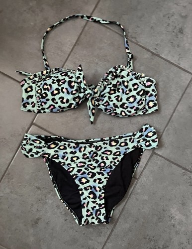 Neon mint pink - mint, leopard
