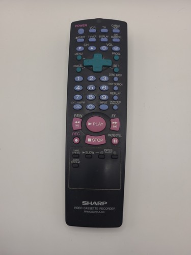 Genuine sharp vcr remote - sharp,