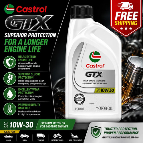 Castrol gtx 10w - castrol, 10w-30