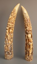 Reproduction Carved Tusk's