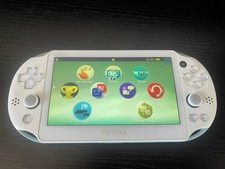 Sony Playstation PS Vita Slim 2000 White & Blue Console Tested Grade B