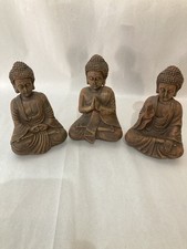 3 Buddha Moulded Resin Type