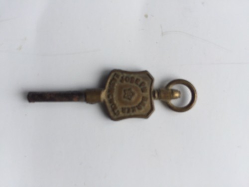 Antique watch winding - watch, key