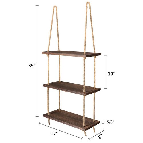 Solid wood wall shelf - wall, storage