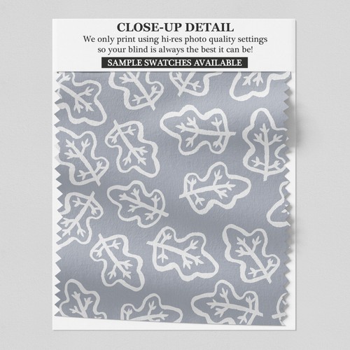 300 oak leaves dark - leaves, grey