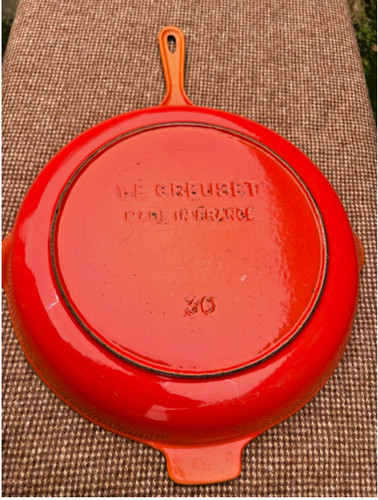 Creuset flame orange cast - le,