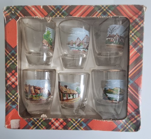 Scottish vintage shot glasses - shot,