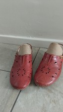 Pikolinos  Red leather shoes Size 4  EU 37