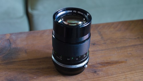 Canon 135mm with - with, m4/3