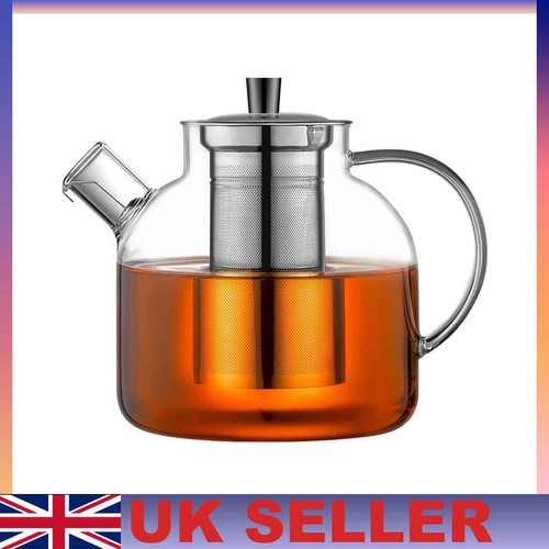 Glass teapot with - glass,