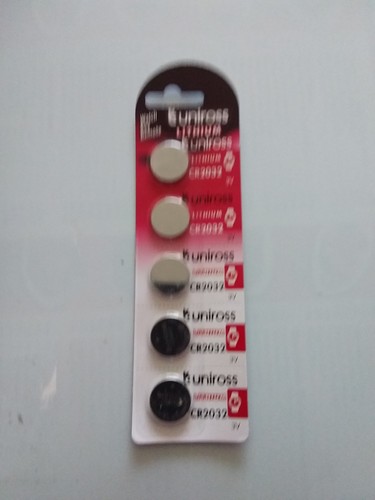 Cr2032 card uniross - cr2032, 5