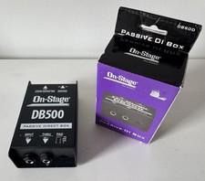 Rohl  On-Stage DB500 Passive Direct Injection DI Box Guitar Bass New